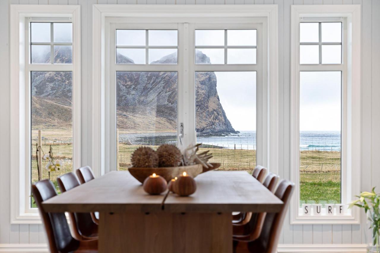 Unstad Arctic Resort Unnstad Bagian luar foto