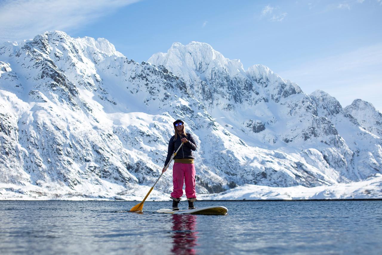 Unstad Arctic Resort Unnstad Bagian luar foto