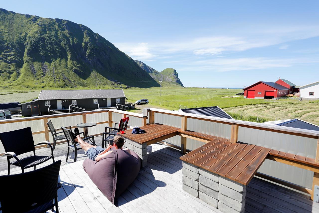 Unstad Arctic Resort Unnstad Bagian luar foto